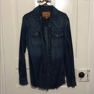 Vintage denim button up shirt